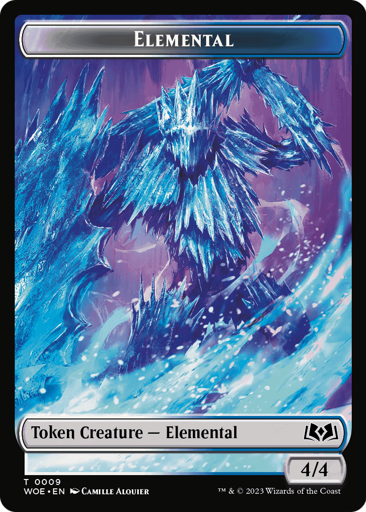 Elemental (TWOE-009) [Wilds of Eldraine Tokens]