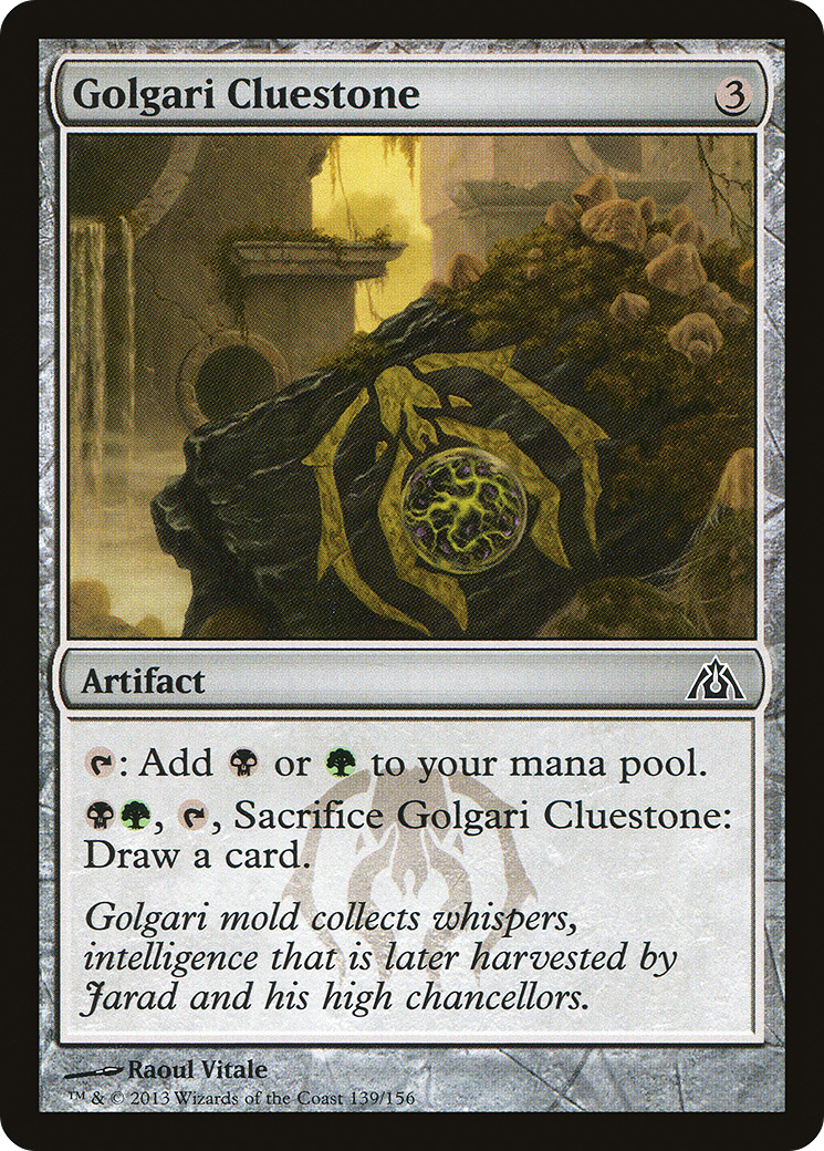 Golgari Cluestone (DGM-139) [Dragon's Maze]