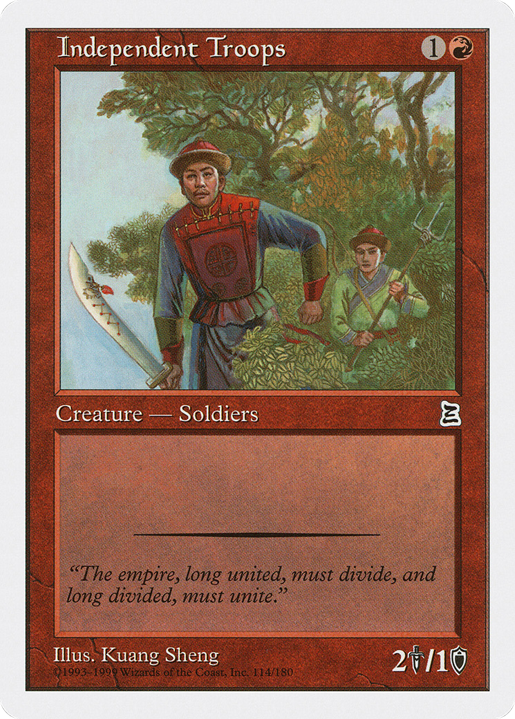 Independent Troops (PTK-114) [Portal Three Kingdoms]