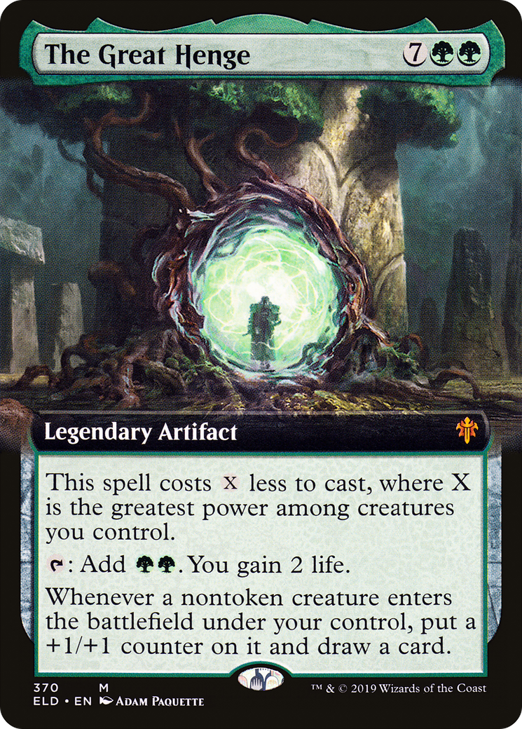 The Great Henge (Extended Art) (ELD-370) [Throne of Eldraine] Foil
