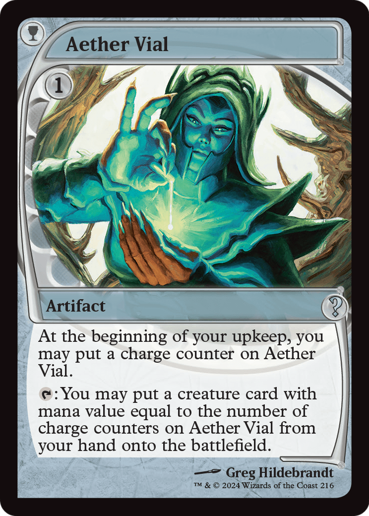 Aether Vial (Future Sight) (MB2-216) [Mystery Booster 2]