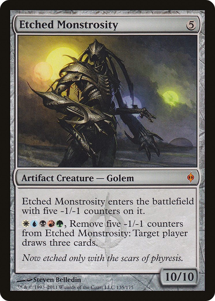 Etched Monstrosity (NPH-135) [New Phyrexia]