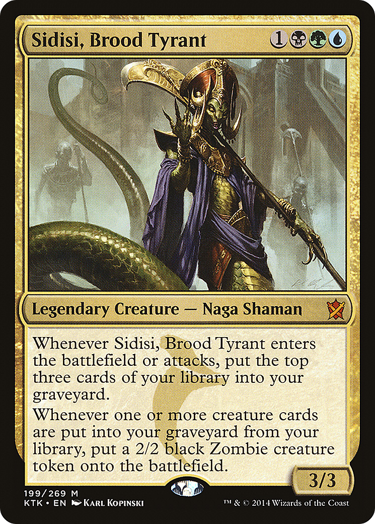 Sidisi, Brood Tyrant (KTK-199) [Khans of Tarkir] Foil