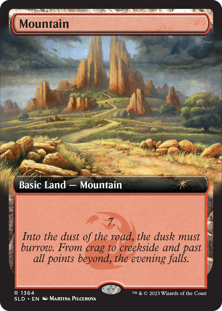 Mountain (SLD-1364) (Extended Art) [Secret Lair Drop]