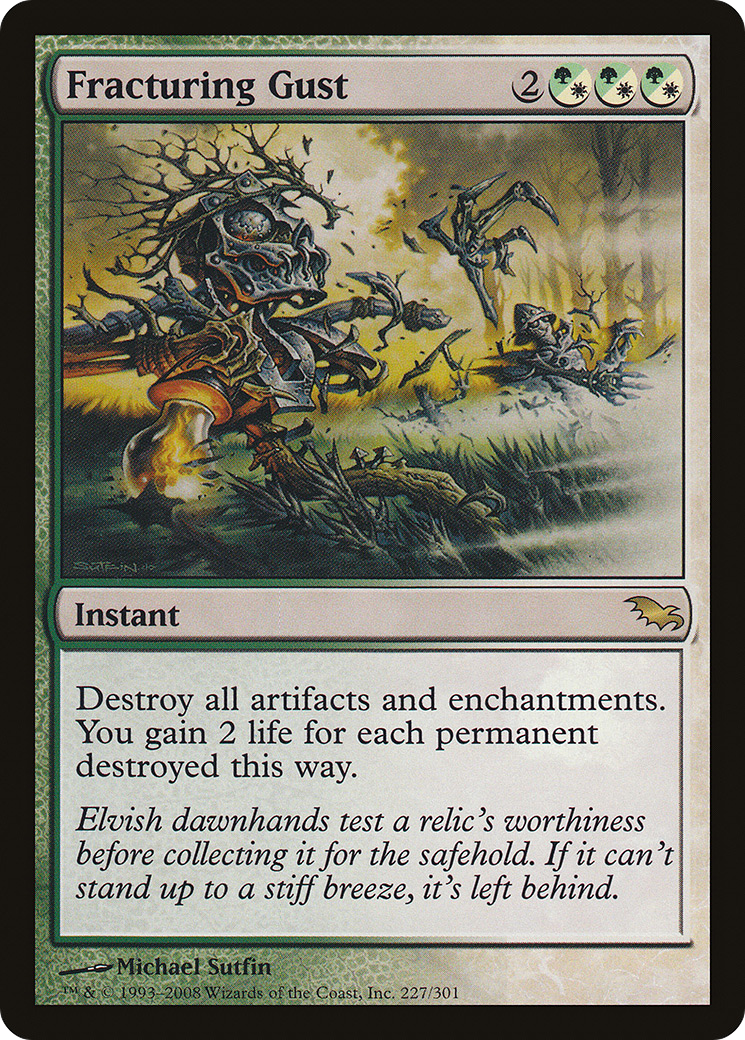 Fracturing Gust (SHM-227) [Shadowmoor] Foil