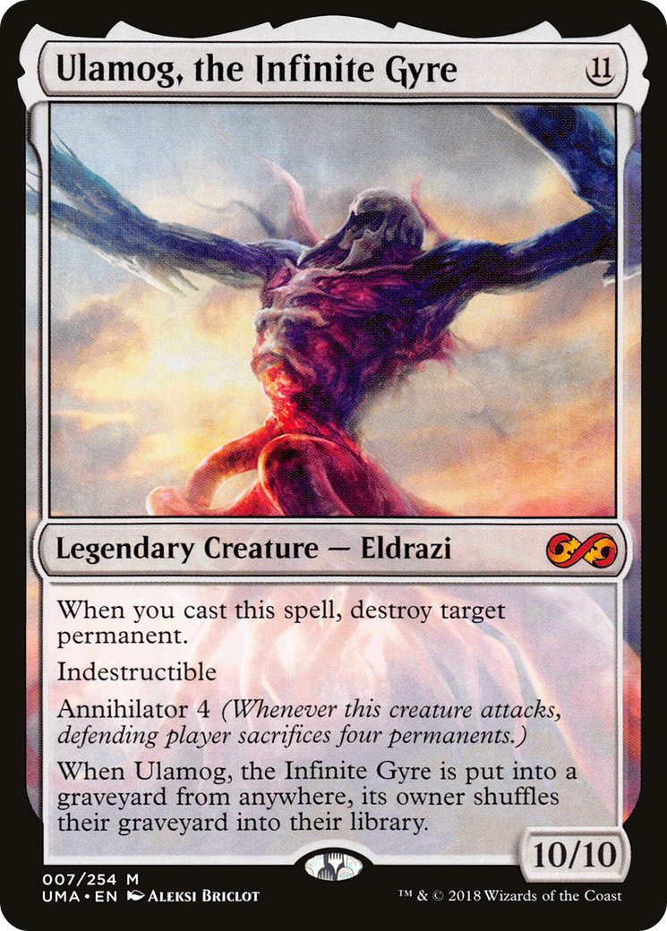 Ulamog, the Infinite Gyre (UMA-007) [Ultimate Masters] Foil