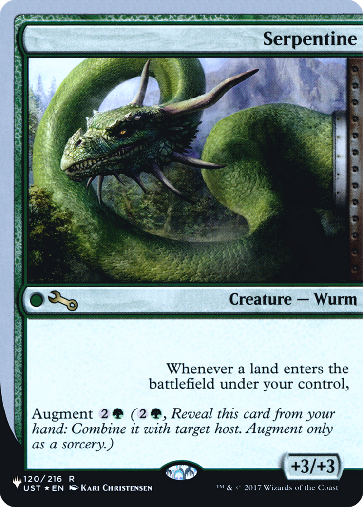 Serpentine (LIST-120/216) [The List (Unfinity Foil Edition)] Foil