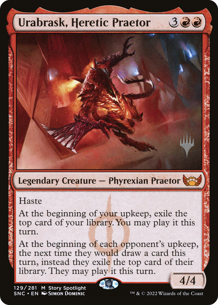 Urabrask, Heretic Praetor (PPSNC-129) [Promo Pack: Streets of New Capenna Promos]
