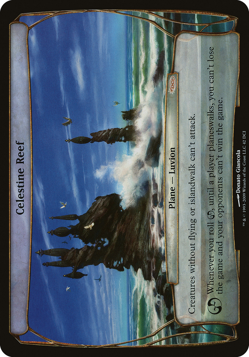 Celestine Reef (Prerelease Promo) (OVER-042) [DCI Promos]
