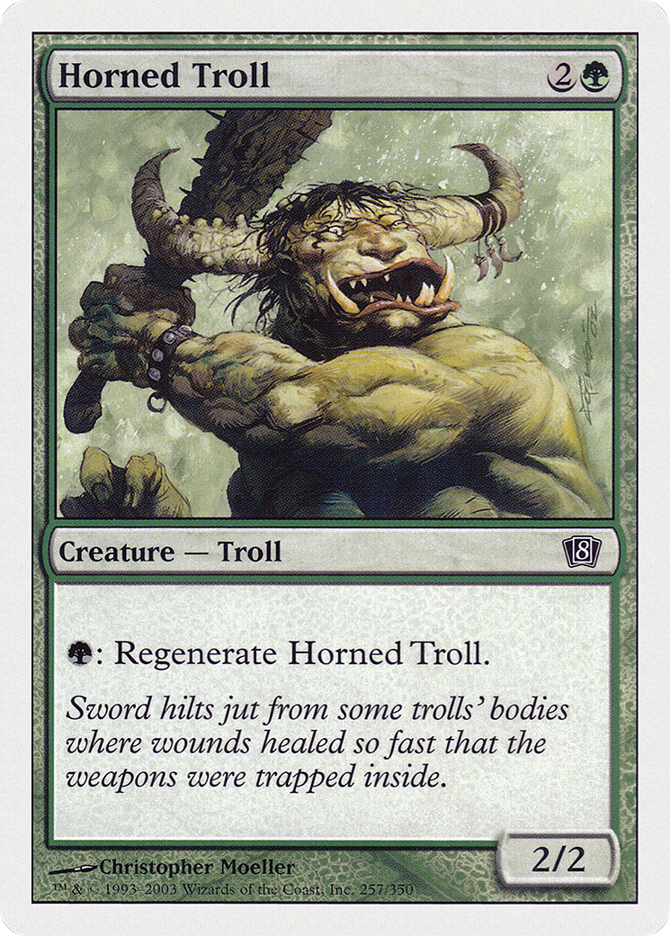Horned Troll (8ED-257) [8th Edition]