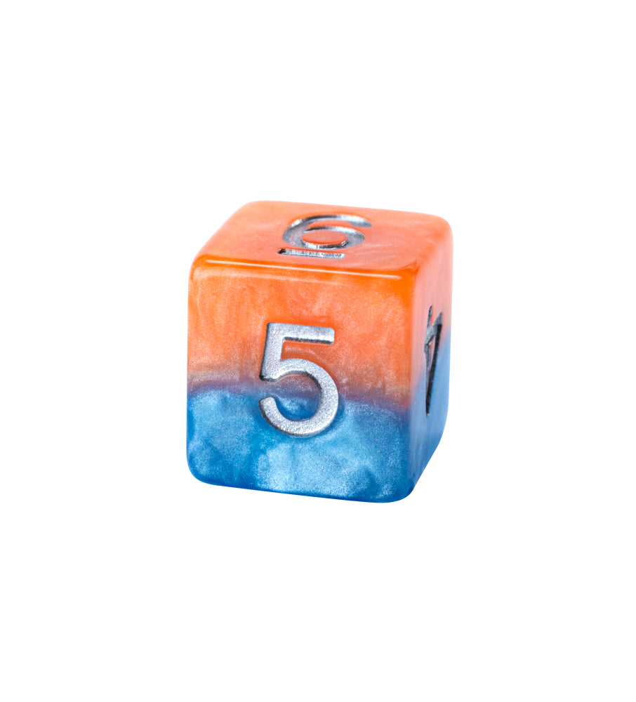 Gate Keeper Games - Halfsies Dice - 'Fire & Dice' - 12d6 Dice Set