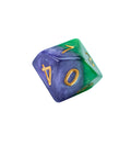 Game Keeper's Dice - Halfsies Dice - 'Gamma' - 10d10 Dice Set