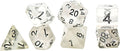 Gate Keeper Games - Neutron Dice - 'Ice' 7 Die Set