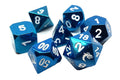 Old School Dice - Halfling Forged Electric Purple 7-Piece Dice Set