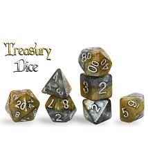 Gate Keeper Games - Halfsies Dice - 'Treasury Dice' 7 Die Set