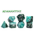 Gate Keeper Games - Halfsies Dice - 'Adamantine' 7 Die Set