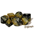 Gate Keeper Games - Halfsies Dice - 'DaVinci' 7 Die Set