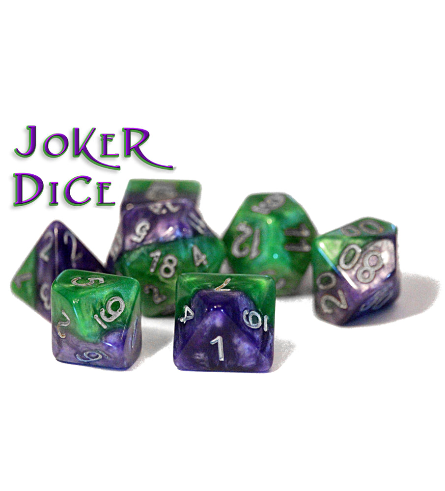 Gate Keeper Games - Halfsies Dice - 'Joker Dice' 7 Die Set