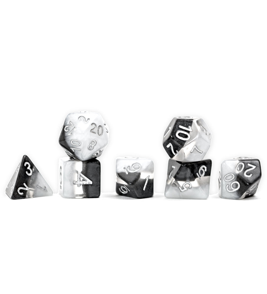 Gate Keeper Games - Supernova Dice - 'Yin Yang' 7 Die Set