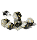 Gate Keeper Games - Halfsies Dice - 'Yin Yang' 7 Die Set