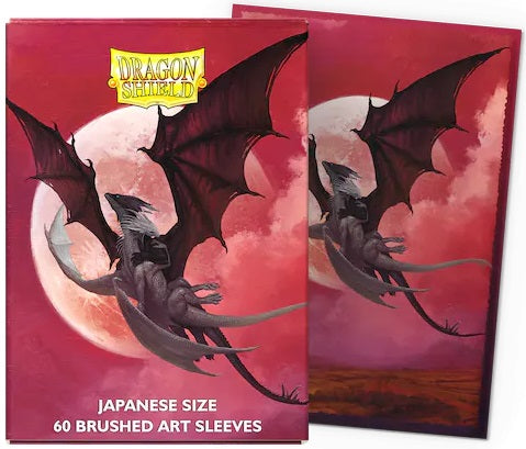 Dragon Shield - Brushed Art Japanese Sleeves - Valentines Dragon 2024