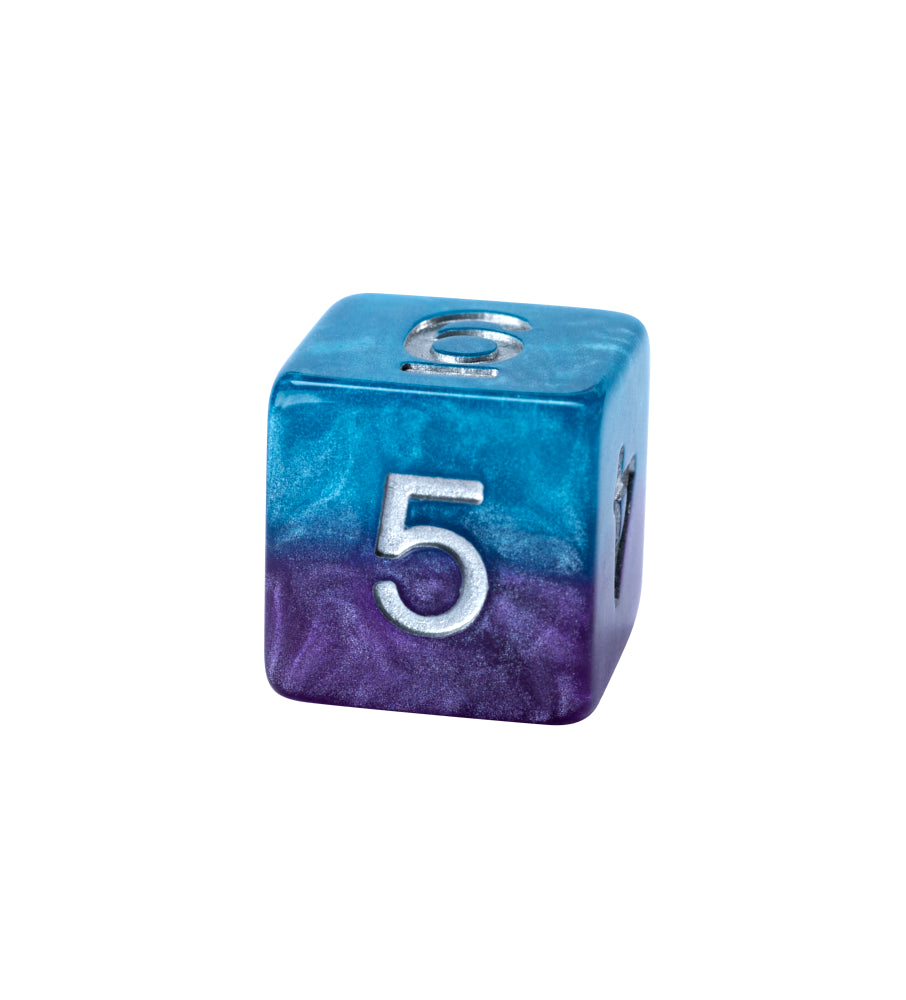 Gate Keeper Games - Halfsies Dice - 'Psionic Combat' - 12d6 Dice Set