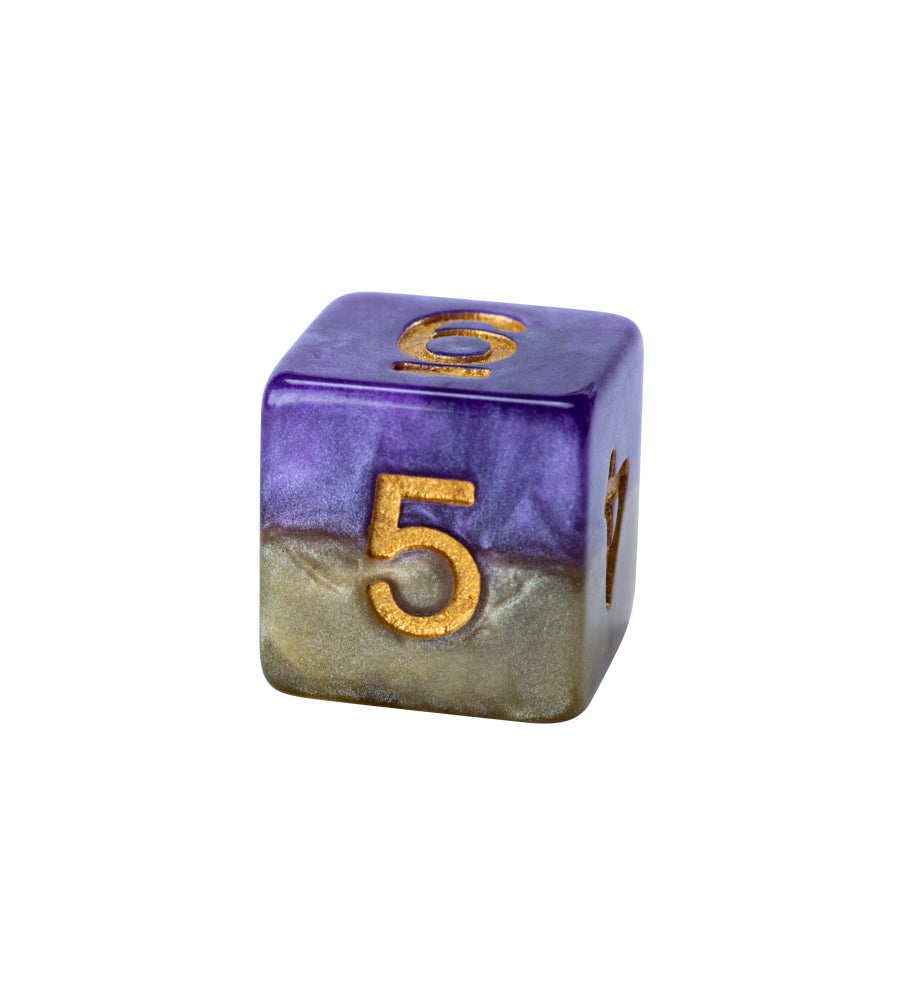 Gate Keeper Games - Halfsies Dice - 'Queen's Dice' - 12d6 Dice Set