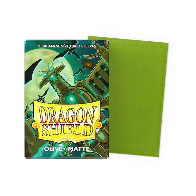 Dragon Shield - Matte Japanese Sleeves - Olive